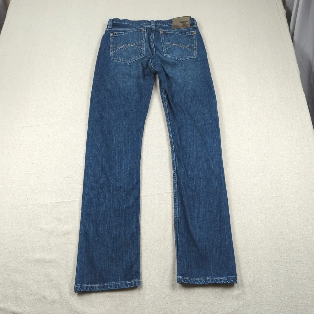 Wrangler Jeans Mens 30x34 Blue 20X Slim Straight Western Cowboy Rodeo‎